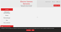 Desktop Screenshot of electro-vannes-services.com