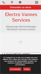 Mobile Screenshot of electro-vannes-services.com